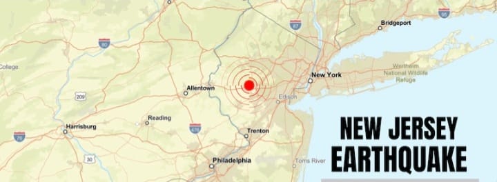 RUMBLE UNDER JERSEY: SMALL QUAKE, BIG JOLT.