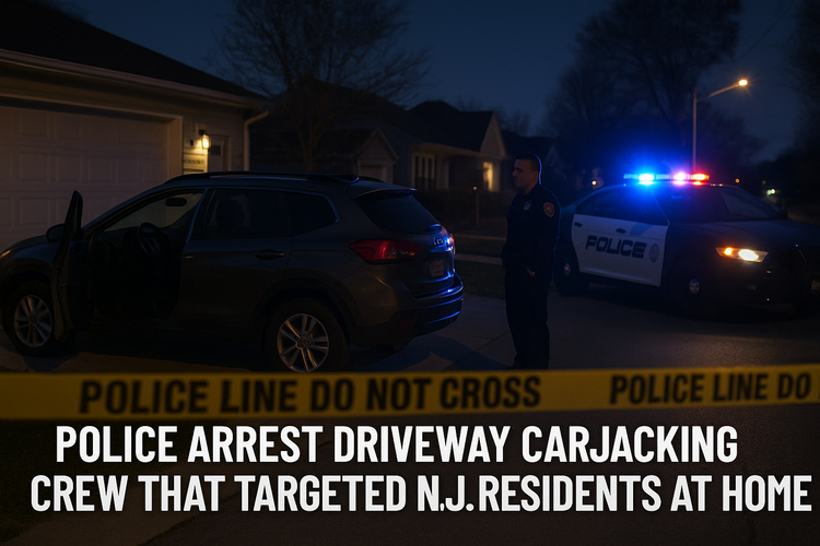 DRIVEWAY CARJACKING CREW TAKEN DOWN AFTER TERRORIZING N.J. NEIGHBORHOODS.