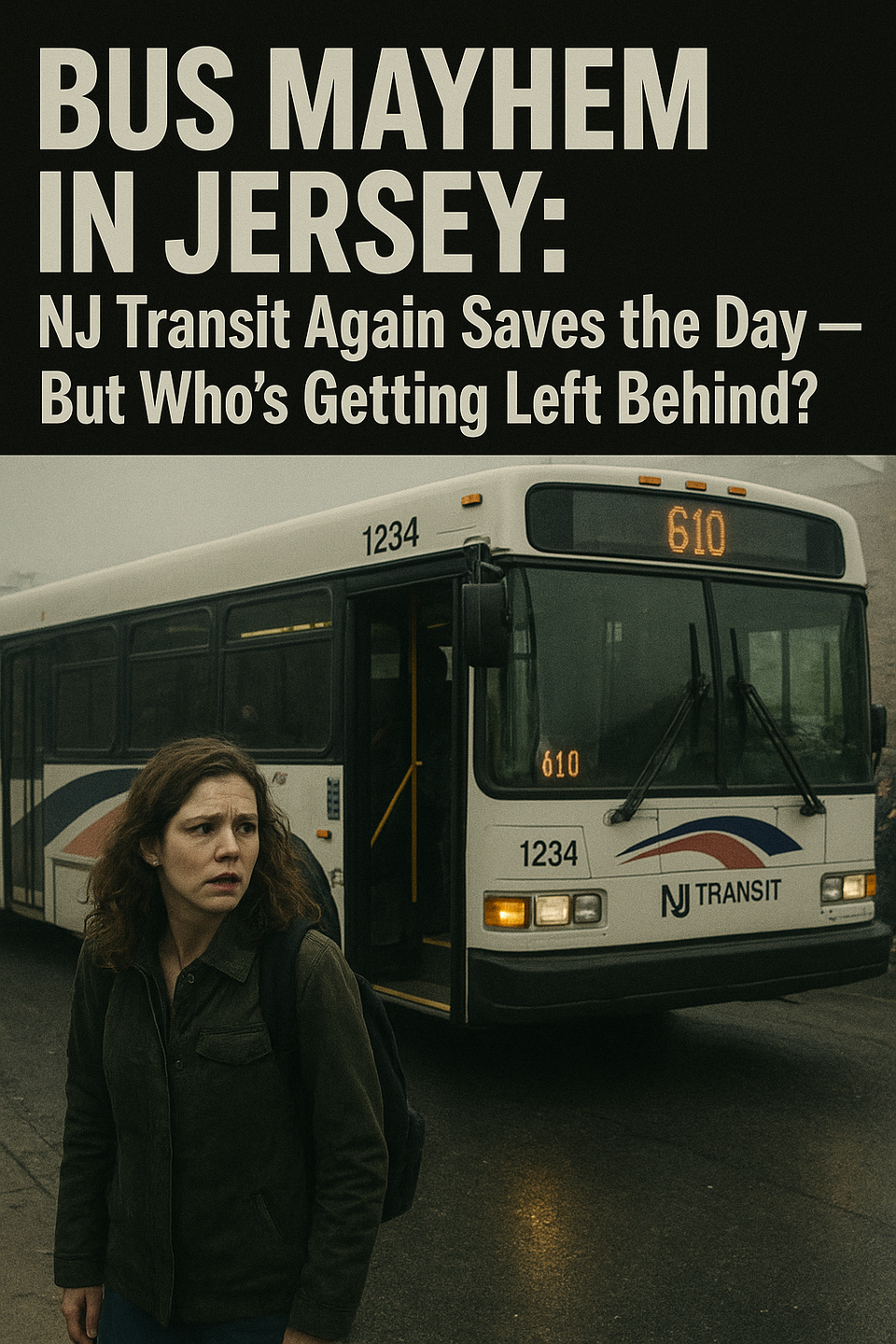 Bus Mayhem in Jersey: NJ Transit Again Saves the Day — But Who’s Getting Left Behind?