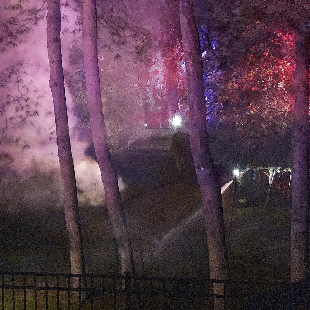 OVER NIGHT SCARE: BRUSH FIRE ERUPTS FEET FROM HOMES IN FRANKLIN LAKES.