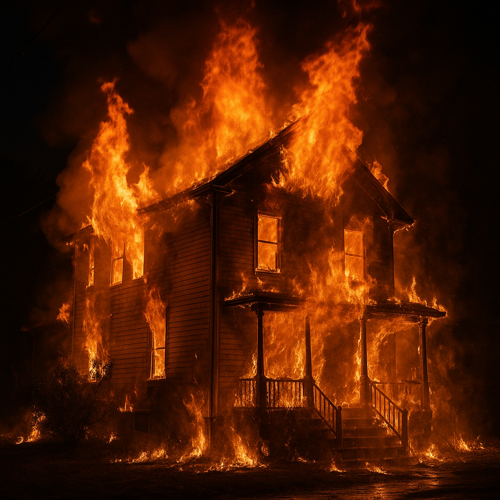 ROSELLE FIRE TEARS THROUGH HOMES, INJURES FIREFIGHTER AS DAWN EXPLOSION SHOCKS UNION COUNTY.