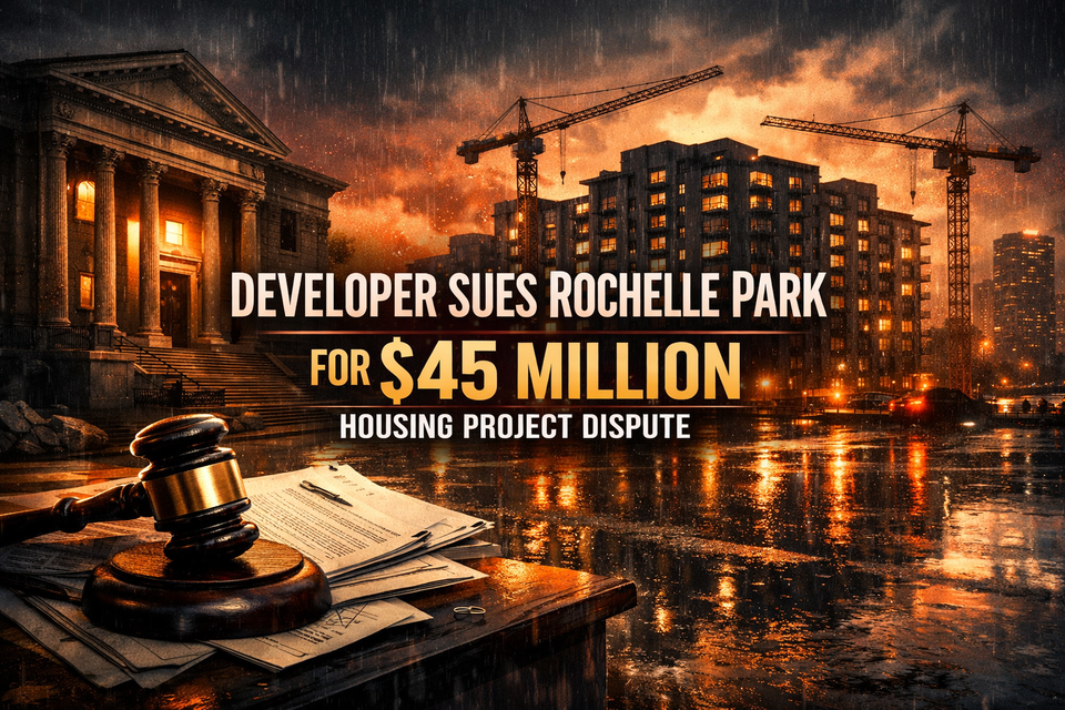 Developer Sues Rochelle Park Officials for $45M, Alleging Delford Project Was Blocked